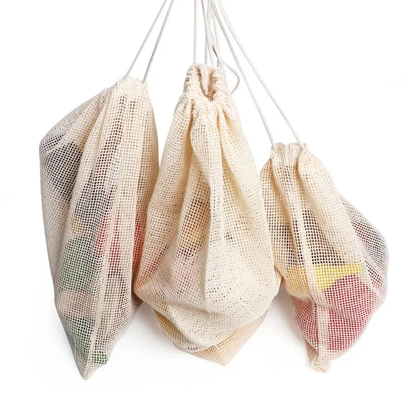 Reusable Mesh Vegetable Bags