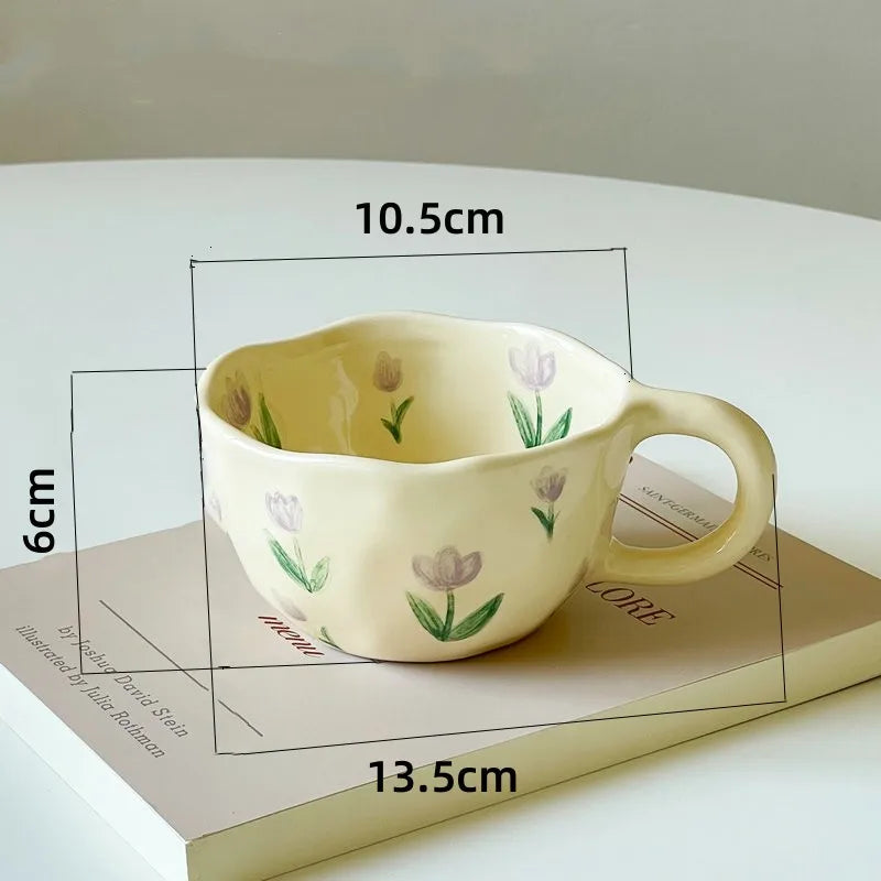 Ceramic mug Flowers