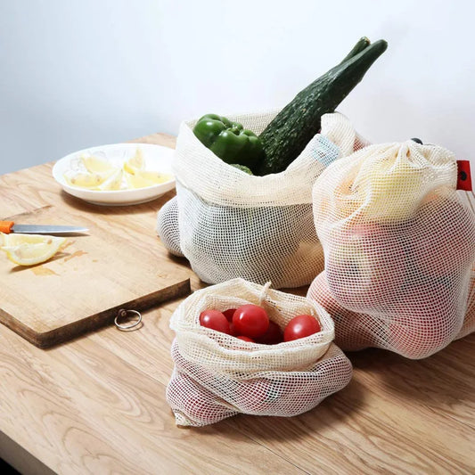 Reusable Mesh Vegetable Bags