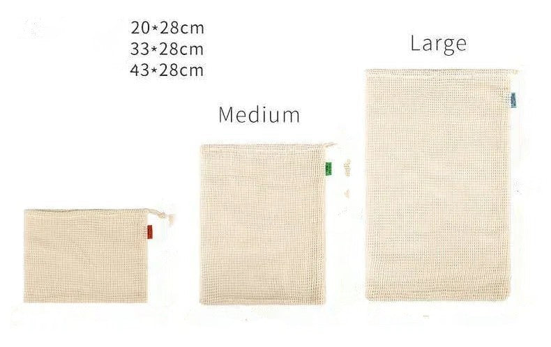 Reusable Mesh Vegetable Bags