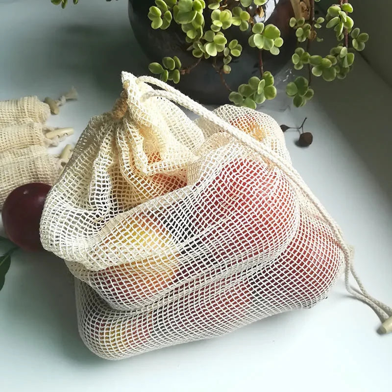 Reusable Mesh Vegetable Bags