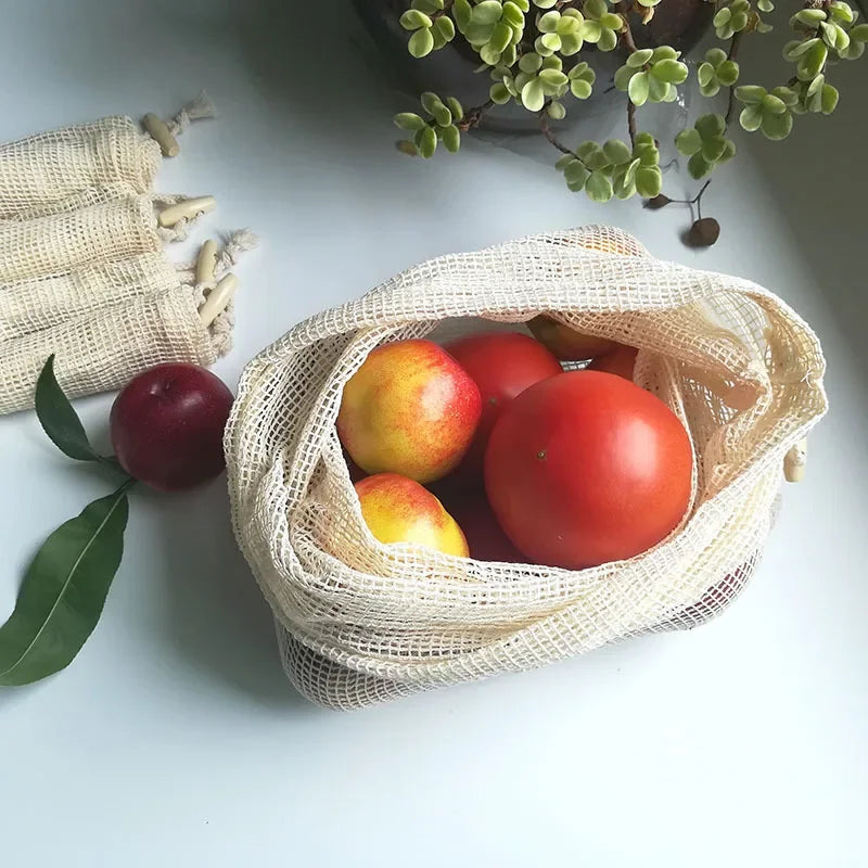 Reusable Mesh Vegetable Bags