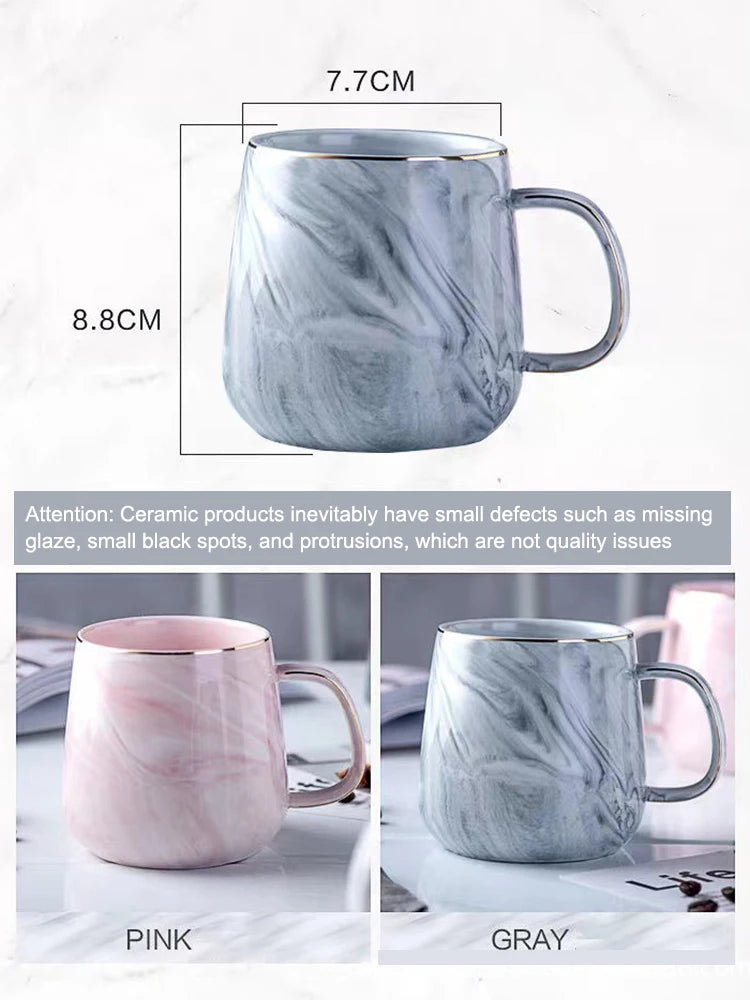 Marbled ceramic mug