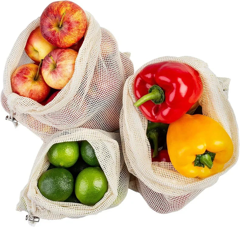 Reusable Mesh Vegetable Bags