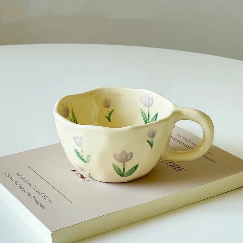 Ceramic mug Flowers