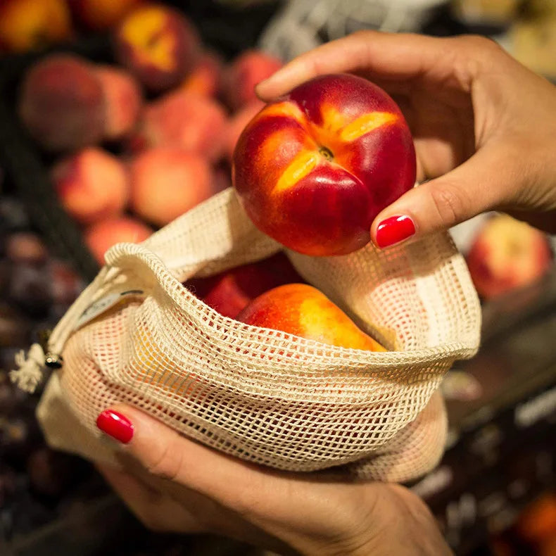 Reusable Mesh Vegetable Bags