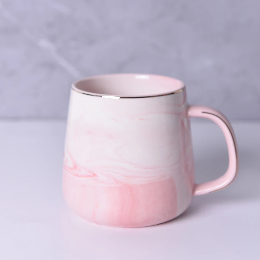 Marbled ceramic mug